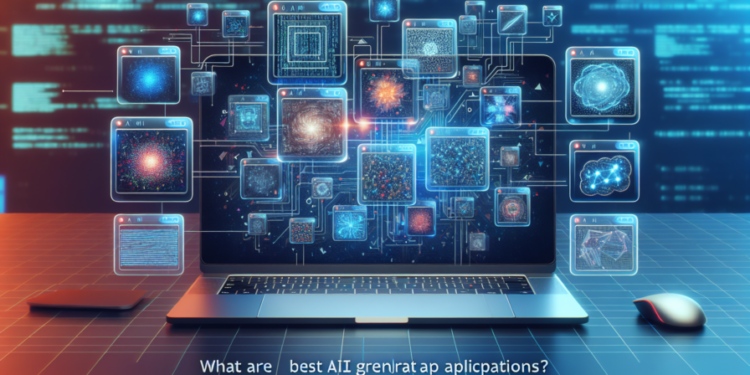 ¿Cuáles son las mejores aplicaciones generadoras de IA?