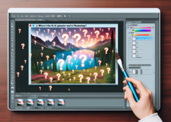 ¿Dónde está la herramienta generadora de IA en Photoshop?