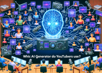 ¿Qué generador de IA usan los youtubers?