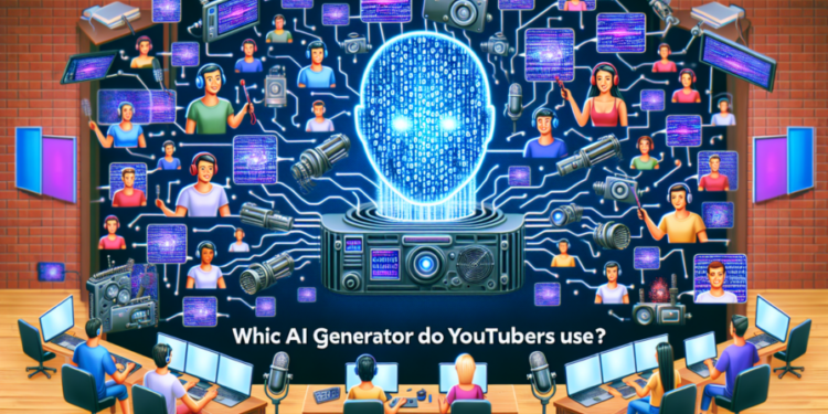 ¿Qué generador de IA usan los youtubers?