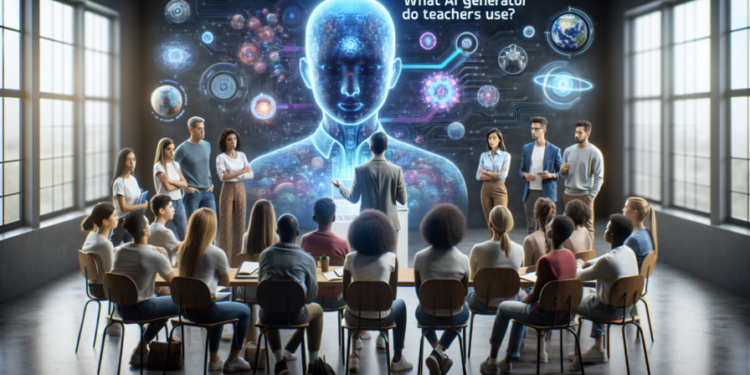 ¿Qué generador de IA utilizan los profesores?
