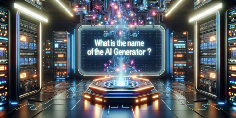 ¿Cómo se llama el generador de IA?