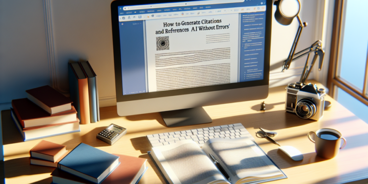 Cómo generar citas y referencias bibliográficas con IA sin errores