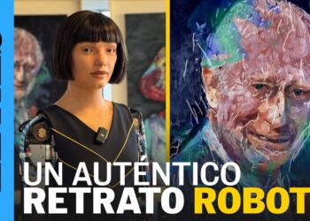 Robot-artista Ai‑Da presenta retrato del Rey Carlos III hecho con inteligencia artificial