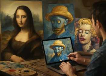 IA recrea íconos culturales en proyectos artísticos