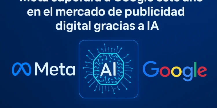 Meta superará a Google este año en el mercado de publicidad digital gracias a IA