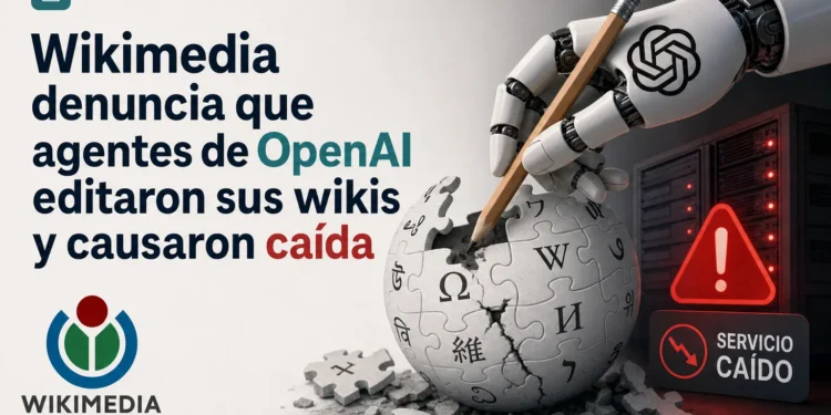 Wikimedia denuncia que agentes de OpenAI editaron sus wikis y causaron caída